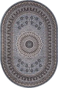 Ковер Merinos Sierra D504-OVAL-BLUE-BROWN 2 фото