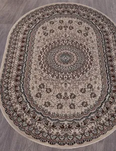 Ковер Merinos Gavana D504-OVAL-BEIGE фото