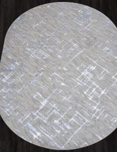 Ковер Merinos Liman F164-OVAL-GRAY-BLUE фото