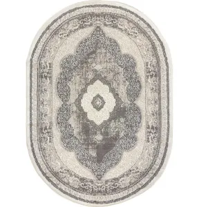 Ковер Behram Serena 0C676RE-CREAM-CREAM-OVAL фото