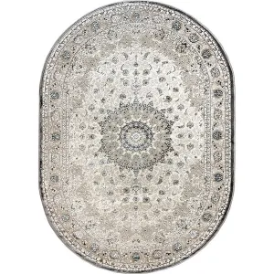 Ковер Behram Vegas T2710RE-CREAM-CREAM-OVAL фото