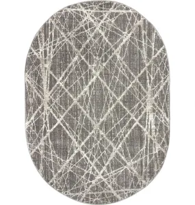Ковер Behram Serena T2428RE-GREY-CREAM-OVAL фото