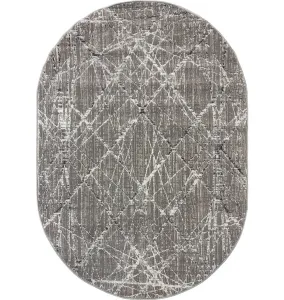Ковер Behram Serena T2428RE-GREY-GREY-OVAL фото