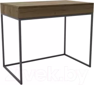 Консольный столик Hype Mebel Авелин 90x40 (черный/дуб галифакс олово) фото