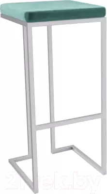 Табурет барный Hype Mebel Кинг (белый/зеленый) фото
