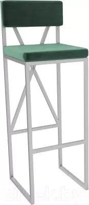 Стул барный Hype Mebel Грос (белый/зеленый) фото