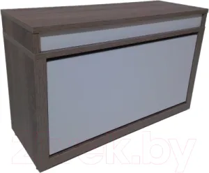 Тумба для обуви Элана 1к.80 (дуб трюфель/белый) фото