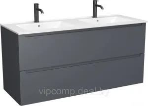 ЗОВ Тумба под умывальник Дион 120 D120LAFM7015MKV5 (графит матовый) фото