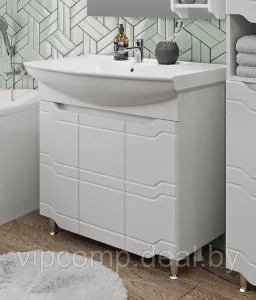Runo Тумба под умывальник Стиль 85 (напольная) фото