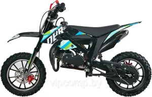 Мотоцикл Kayo DBR SX50-A 2T (черный/голубой) фото