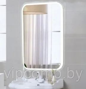 Континент Зеркало Glamour LED 50x70 фото
