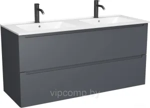 ЗОВ Тумба под умывальник Дион 120 D120LAFM7015MKV5 (графит матовый) фото