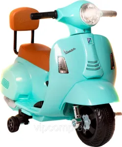 Электромотоцикл Sweet Baby Vespa H1-K (бирюзовый) фото