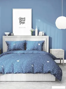 Постельное белье Samsara Night stars 1.5сп (простыня на резинке) фото