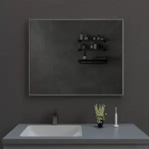 Зеркало Esbano 3803YDB 120x70 с подсветкой и антизапотеванием, матовый черный фото