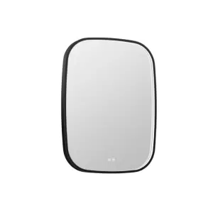 Зеркало Esbano ES-3311HD 60x80 с подсветкой и подогревом, черный матовый фото