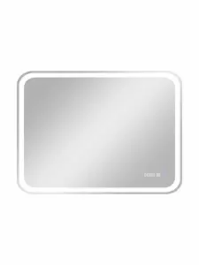 Зеркало Континент Russo LED 70x100 с подогревом и часами фото