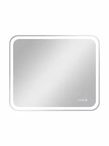Зеркало Континент Russo LED 80x70 с подогревом и часами фото