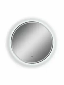 Зеркало Континент Lumina D700 с LED подсветкой, серый фото