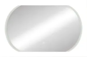 Зеркало Continent Polaris Led 100x60 с подсветкой, белый фото