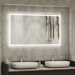 Зеркало Континент Mercury LED 90x70 с подсветкой и сенсорным управлением фото