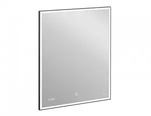 Зеркало Cersanit Led 011 Design 80x70 (с подсветкой и часами) фото
