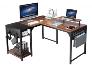 Геймерский стол угловой Eureka ZX-L150B-RWB фото