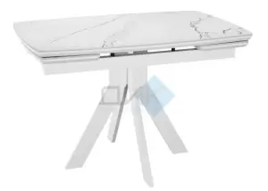 Стол обеденный DikLine DKU120 White фото