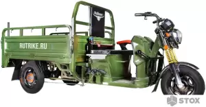 Грузовой электроскутер Rutrike Гибрид 1500 60V1000W (зеленый) фото
