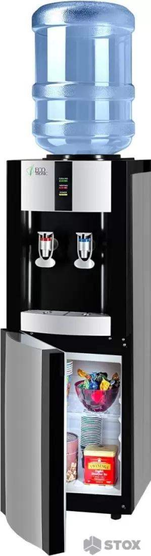 Кулер для воды Ecotronic V21-LE со шкафчиком (черный) фото