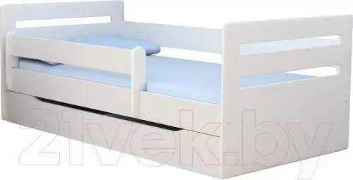 Кровать-тахта детская Мебель детям Мода 80x170 М-80 (белый) фото