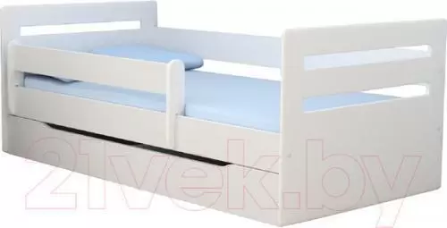 Кровать-тахта детская Мебель детям Мода 80x160 М-80 (белый) фото