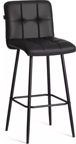Стул барный Tetchair Medeo (экокожа/черный) фото