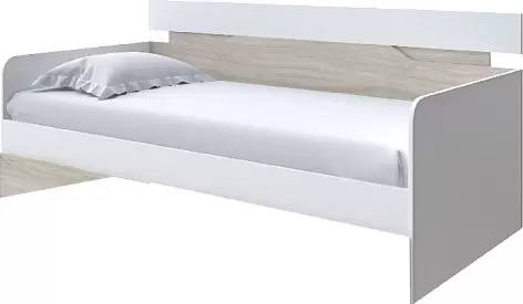 Кровать-тахта Proson Milton 120x200 (белый/ясень шимо светлый) фото