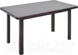 Обеденный стол Белдревизделие Бертран 140-180x80x75 дубовый (венге) фото