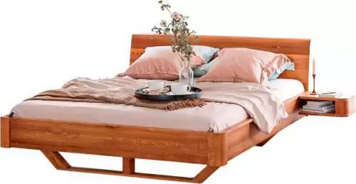 Двуспальная кровать Dipriz Калантея 200x200 / Д.83152.1 (дикий дуб/масло) фото