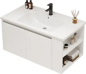 Тумба с умывальником Saniteco WSED250916004-2 (белый) фото