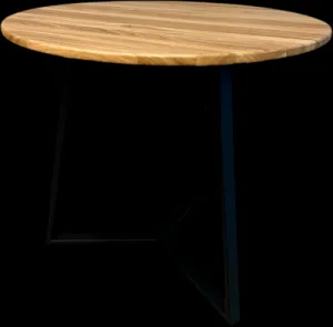 Обеденный стол Iva-Wood 100x100x2 Натуральный дуб фото