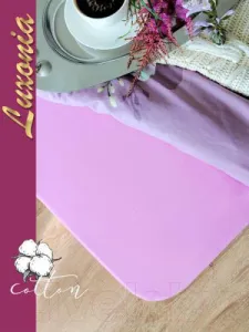 Простыня Luxsonia Трикотаж на резинке 120x200 / Мр0010-37 (лиловый) фото