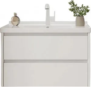 Тумба с умывальником Saniteco WSED250916003-2-W (белый) фото