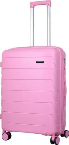 Чемодан на колесах EUROBAGS PP-N86 (L, розовый) фото
