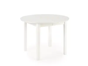 Стол обеденный HALMAR RINGO белый/белый 102-142/102 фото