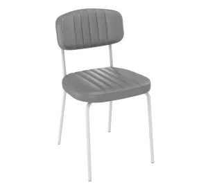 Стул Sheffilton SHT-ST85-C1/S188 дымчатый/белый муар фото