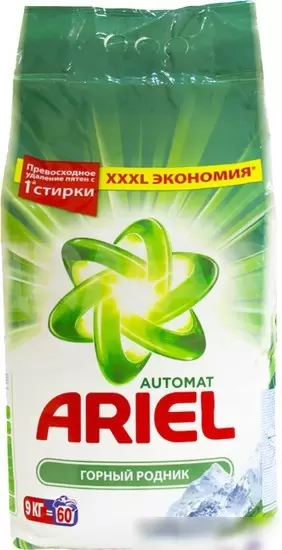 Стиральный порошок Ariel Горный родник 9 кг фото