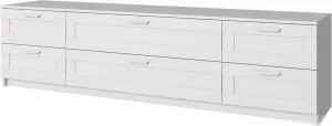 Тумба Anrex Skagen RTV 6S (белый) фото