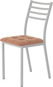 Стул AMC Comfort 4.5.4 (ткань, терракот/серебристый) фото