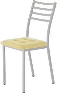 Стул AMC Comfort 4.5.15 (ткань, желтый/серебристый) фото