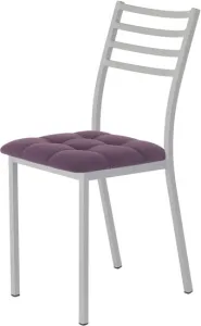 Стул AMC Comfort 4.5.14 (ткань, баклажан/серебристый) фото