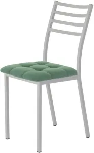 Стул AMC Comfort 4.5.9 (ткань, зеленый/серебристый) фото