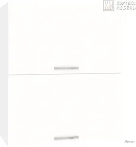 Шкаф навесной Кортекс-мебель Корнелия Лира ВШ60-2г (белый) фото